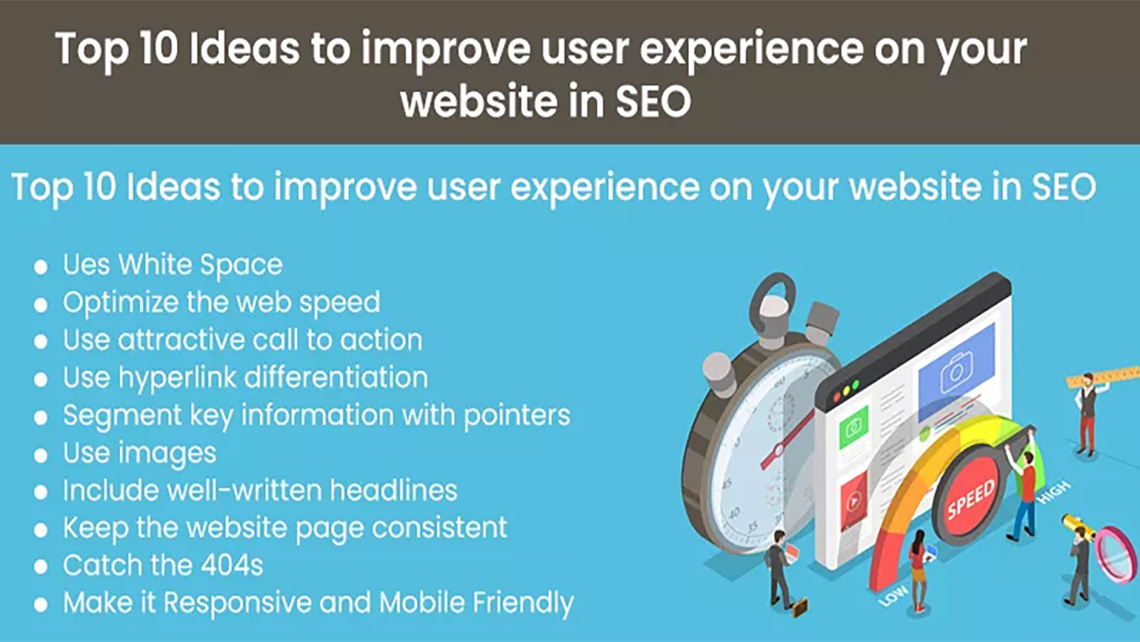 10 Top Ideas to improve user experience on your website in SEO
