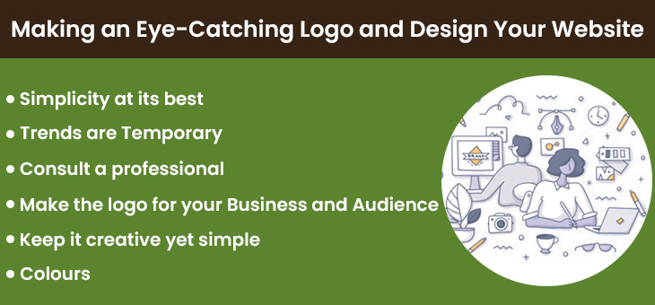 Making an Eye-Catching Logo and Design Your Website